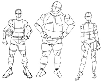 Character Base Body type Models