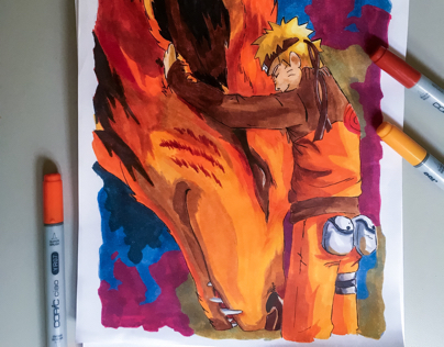 Naruto Uzumaki - Coloured Pencil (Video) by artbox99 on DeviantArt