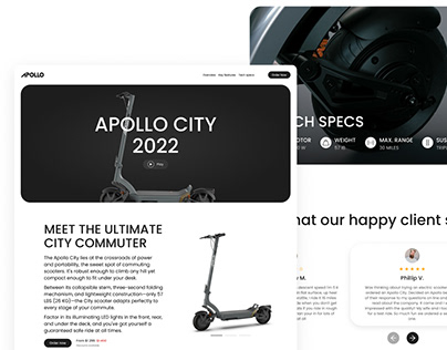 Landing Scooter Apollo City 2022