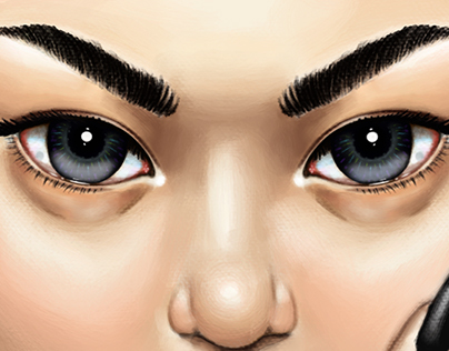 Big Eyes | WIP Digital Painting