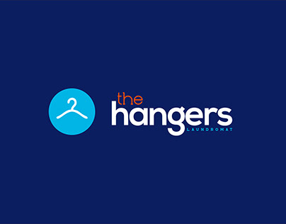 The Hangers Laundromat branding design