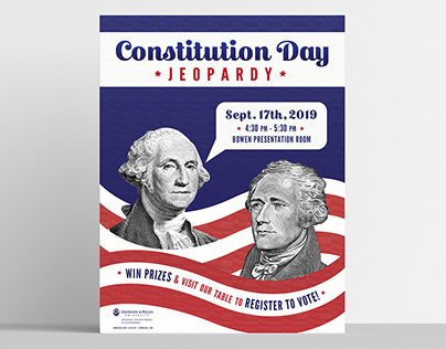 Patriotic Constitution Day Poster