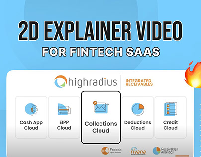 2D Explainer Video for HighRadius Collections Cloud