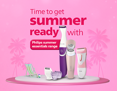 Time to get summer ready with Philips essentials Ranges