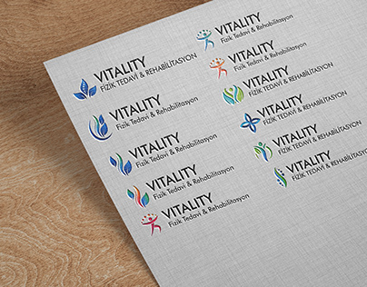 Vitality Omurga Sağlığı Merkezi Logo Tasarımları