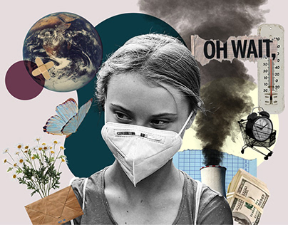 Global warming · Editorial collage for El Confidencial