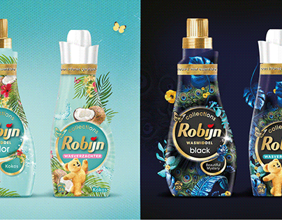 Rebranding packaging Robijn Detergents