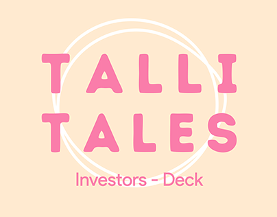 Talli Tales - Investors Deck