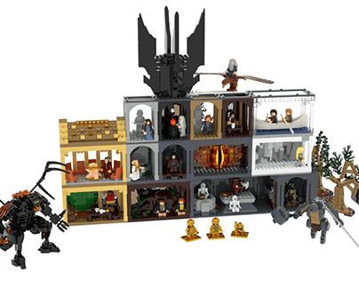LEGO The Lord of the Rings fan-made set