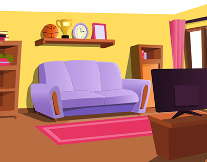 Player Living Room Background - Mito Games