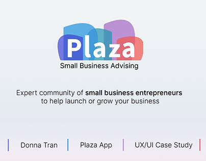 Small Business Advising App - UX Case Study