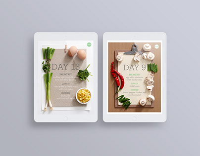 iPad Cookbook Design