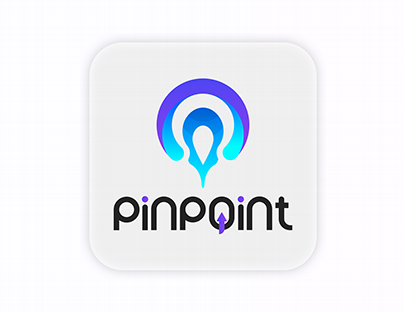 Pinpoint abstract logo design