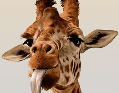 Giraffe says hi