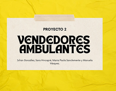 VENDEDORES AMBULANTES-PROYECTO 2