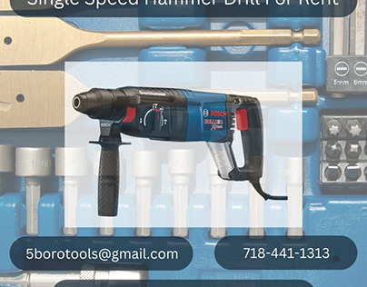 Best Single-Speed Hammer Drill For Rent