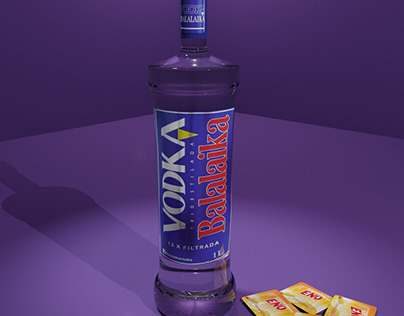 BALALAIKA VODKA on Blender 3D