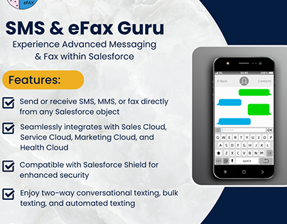 Efficient Business Texting with SMS & eFax Guru