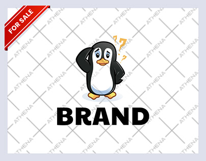 Cartoon Question Penguin Logo