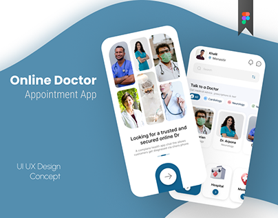 Online Doctor App UI UX Design