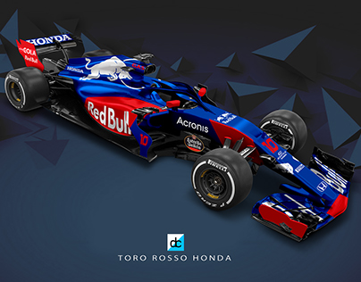 2018 Toro Rosso Honda Concept Liveries.