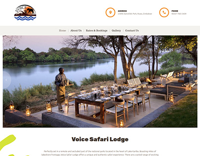 Voice Safari Lodge Website