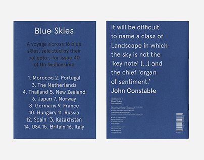 Un Sedicesimo: Blue Skies