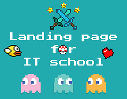 Landing page / IT school / Школа программирования