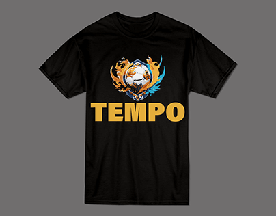 tempo t shirt design illustration