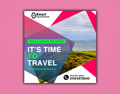 Instagram banner for "Smart Travel Partner" Company.