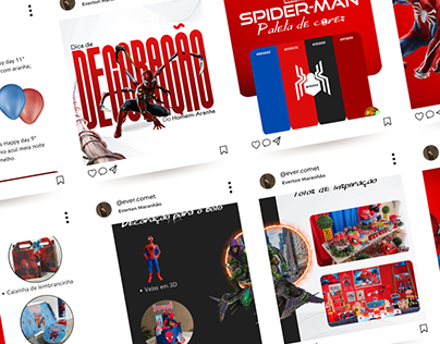 Social Media / Dica de decoração - Homem Aranha