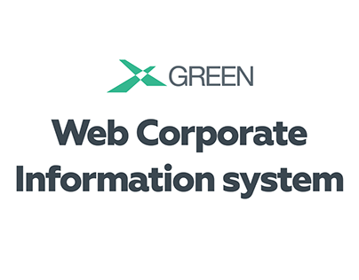 Web corporate information system