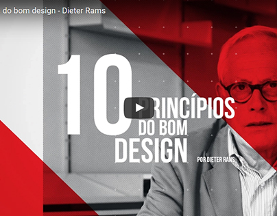 10 princípios do bom design - por Dieter Rams