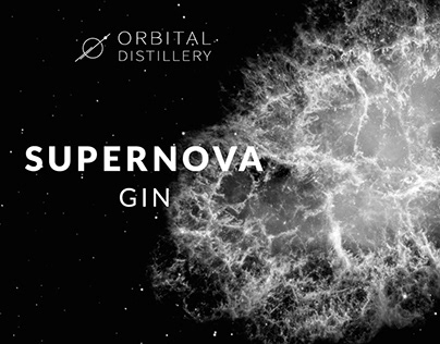 Supernova Gin Label