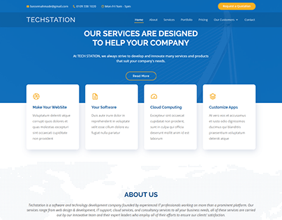 Techstation Company Website.