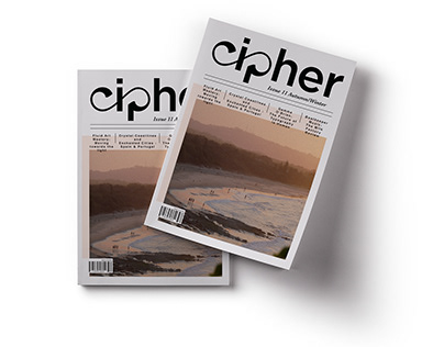 "Cipher Magazine", Editorial Design/ Publication design