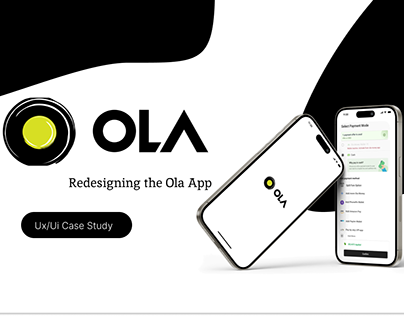Ola App Redesign | UI/UX Case Study
