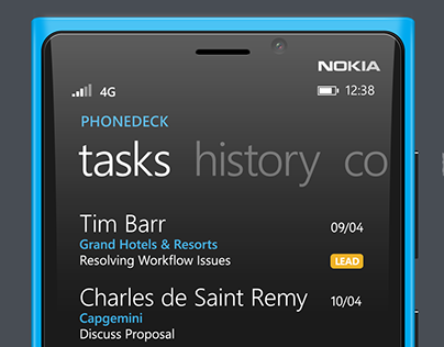 CRM app for Windows Phone