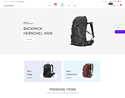 backpacking shopify