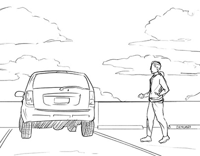 Car HUD Storyboards