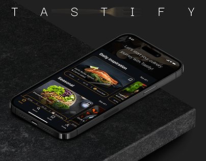 TASTIFY | Mobile Cooking App | UI UX