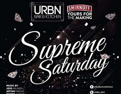 URBN Bar & Kitchen X Supreme Saturday