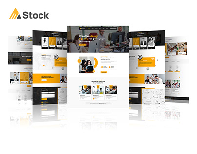 Digital Agency Website Landing Page Design