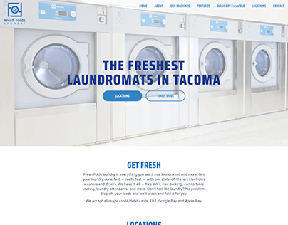 Fresh Folds Laundry | Jamstack & Gatsby Web Design