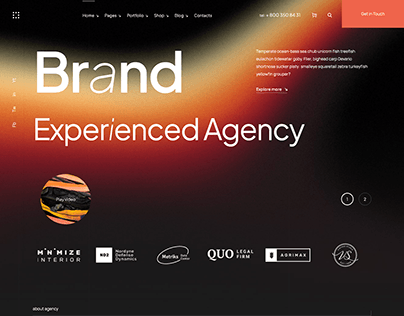 Digital Agency Website Design