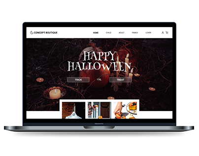 Concept Boutique Website Design