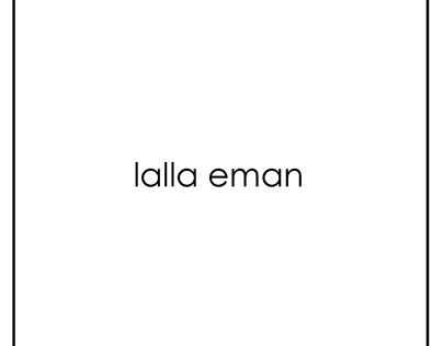 Lalla Eman - Look Book Design