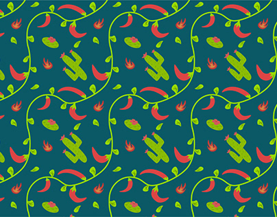 Hot peppers pattern