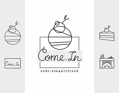 Project thumbnail - Come.In | logo design
