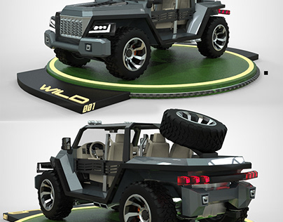 Wild trucks for metaverse NFT collection